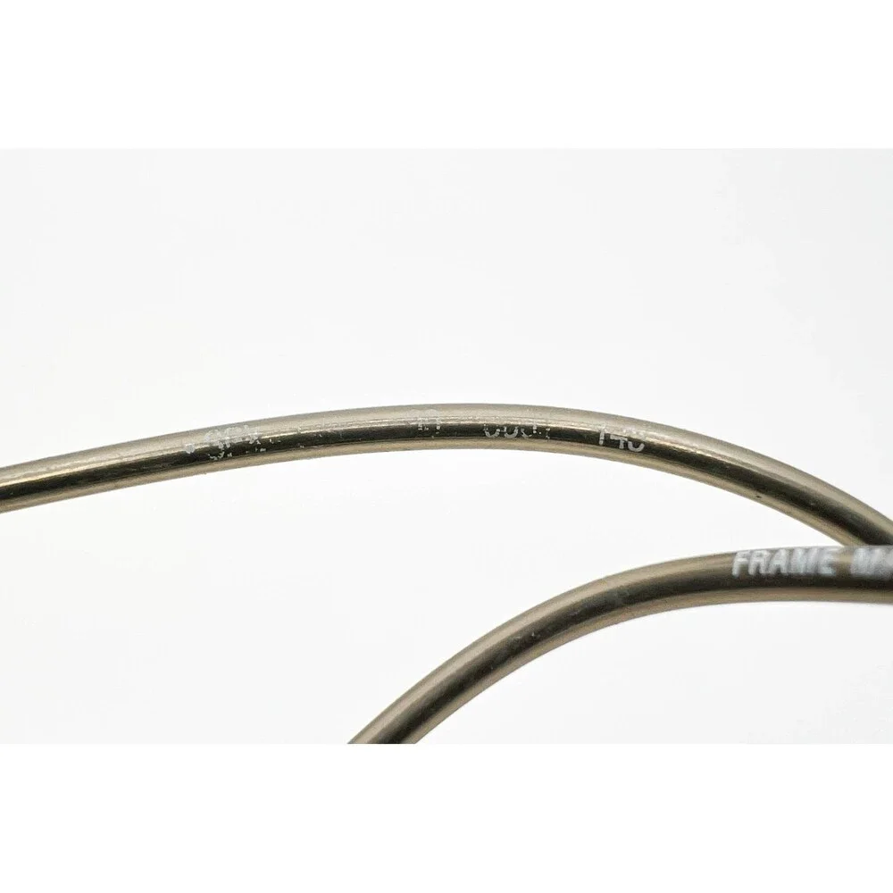 Silhouette Eyeglasses Unisex Gold Rimless Minimalist Austria 7534 6050 140